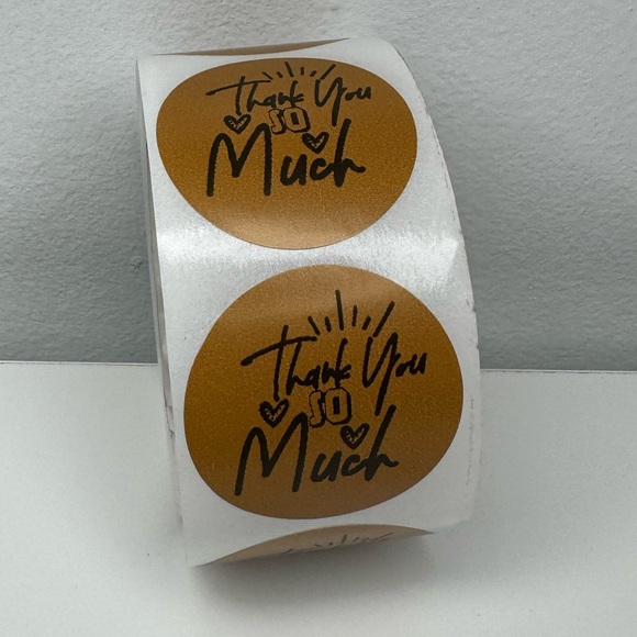 Thank You so much Sticker | shipping supplies sticker labels new - Picture 2 of 13